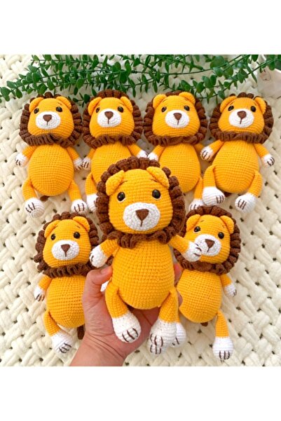 ayta kids clothing toys Amigurumi aslan uyku arkadaşı sevimli aslan