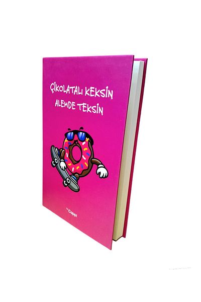 ÇİLEKHOMEAVM Pastel Colored Memory Book with Hard Cover - Daily Memory And AGenda Compartment