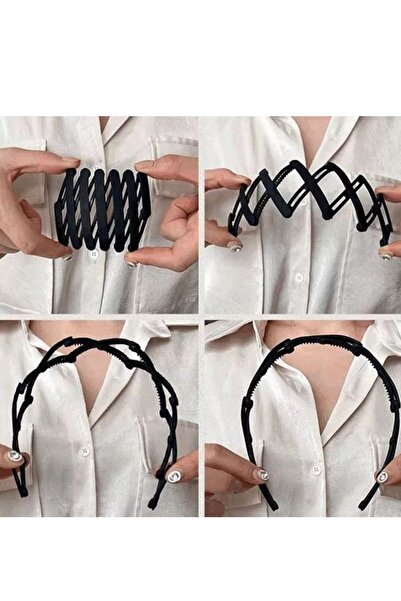 TOYFEST Black Unisex Foldable Crown Buckle