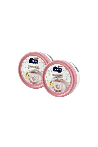 Hobby 250 Ml Glycerin Hand Body Care Cream - 2 Pieces