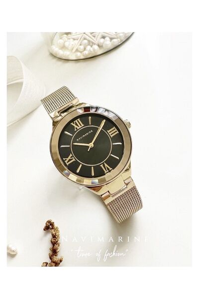 Navimarine Gold Color Women's Wristwatch