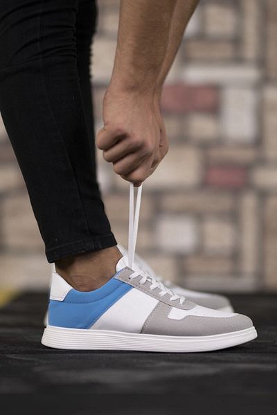Riccon Ice White Blue Unisex Sneaker0012219