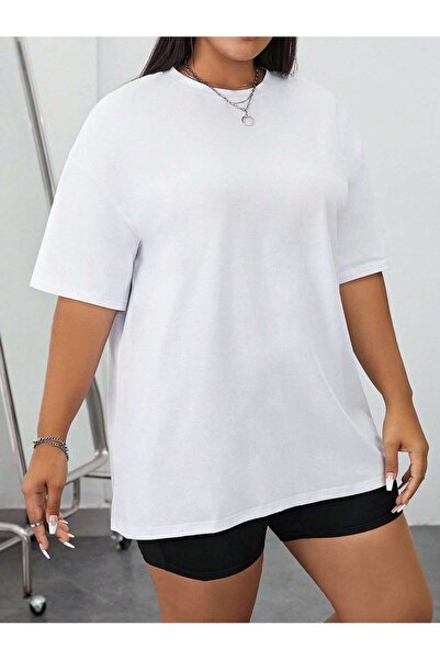 MODAVİBE Tricou supradimensionat pentru femei - Mărime medie Avibye