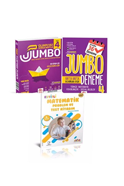 MODEL EĞİTİM YAYINCILIK 4.Sınıf Olimpiyat Sorularıyla Jumbo Soru Bankası+Tüm ...