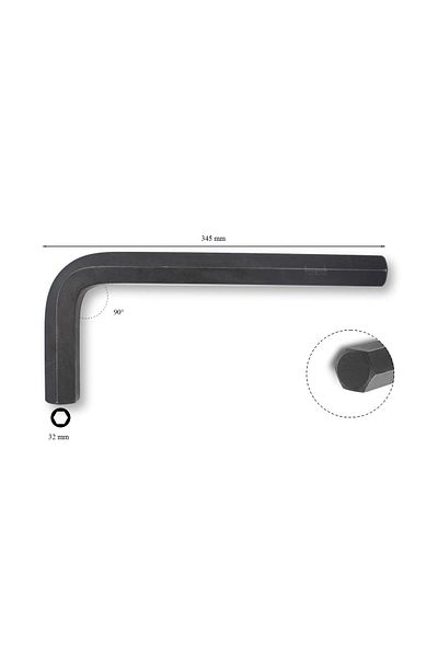 CETA FORM ALYAN 32 Mm L Short Allen Key - L/32