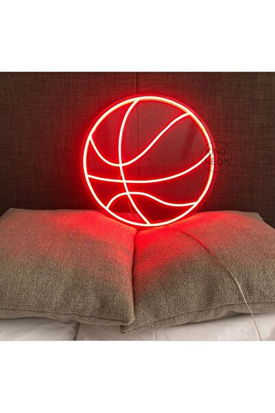 Genel Markalar Basketbol Topu  Neon Led Işıklı Yazı
