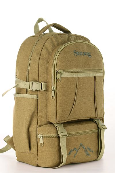 Strong Bag STRONG Unisex Outdoor Backpack - Canvas Fabric, Laptop Compartment, Mountaineer Backpack Escp01
