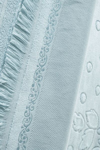 Fiesta Πετσέτα χεριών και προσώπου 6 τεμαχίων 50x90 Soft Etamin Jacquard με κέντημα σε καμβά