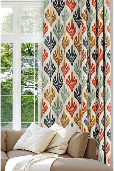 CANİLA Blackout Lightproof Backdrop Curtain - Διακοσμητική κουρτίνα 1ης ποιότητας με σχέδια και ψηφιακή εκτύπωση