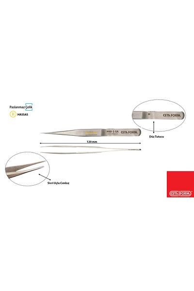 CETA FORM 120 Mm Pointed Tip Tweezers H40-1-sa