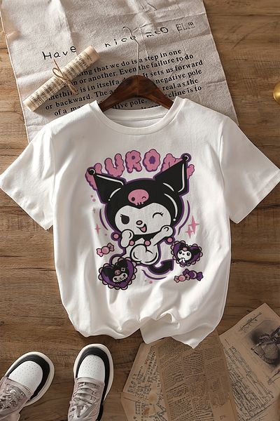 MYADA Kuromi nyomott divatos lány póló