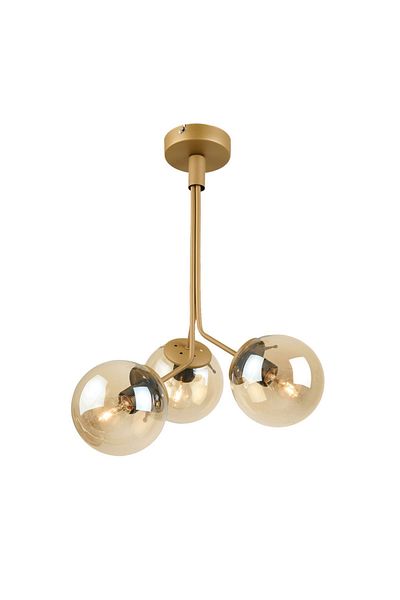 Apliqa 70 cm Honey Glass Chandelier - Antique Set of 3