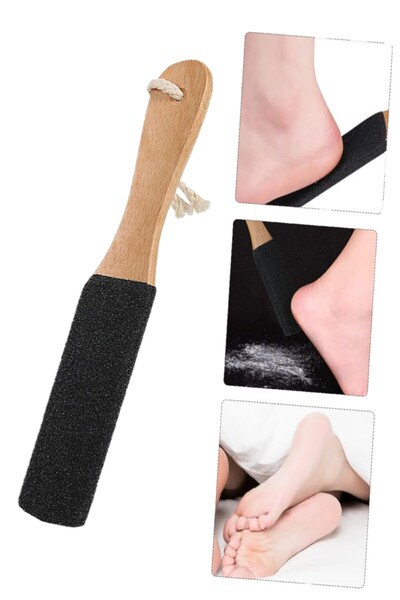 Ax Axentia Törpü Ahşap Topuk Törpüsü Ayak Tabanı Bakım Nasır Temizleme