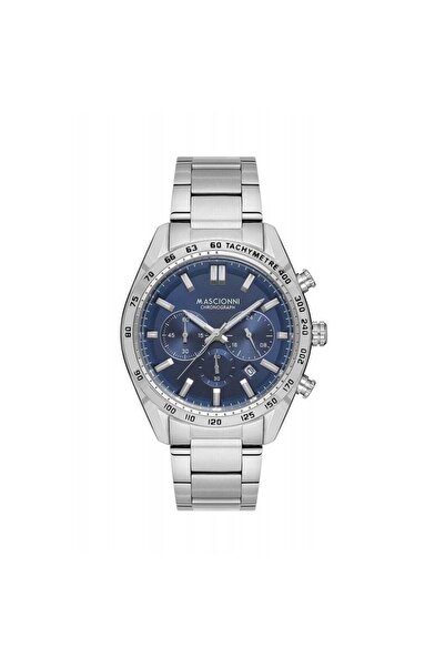 mascionni ساعة يد كرونوغراف رمادية للرجال - جميع الوظائف النشطة M.1.2188.03