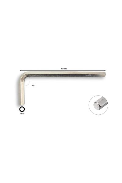 CETA FORM L Allen 5 mm Short Type Wrench