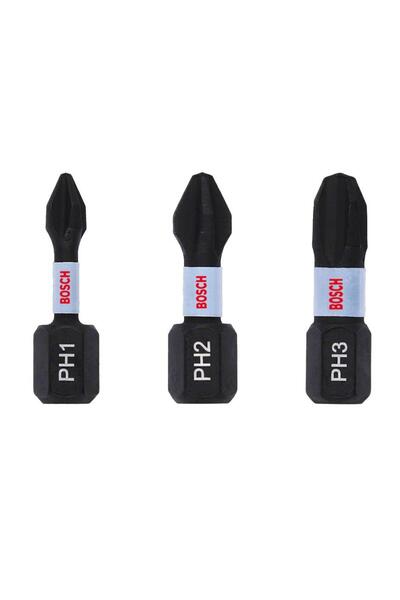 Bosch Aksesuarlar Bosch Impact Yıldız Bits Uç Ph1/2/3 X 25 Mm 3lü 2608522470