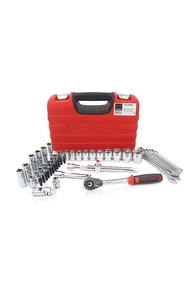 CETA FORM 49 Pieces 1/2" 8-32mm Socket and 8-19mm Wrench Set C20-49Ph2