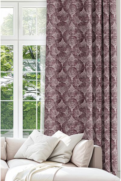 CANİLA Digital Printed Background Curtain Single Wing 140 X 270 cm Edge Fold Stitched