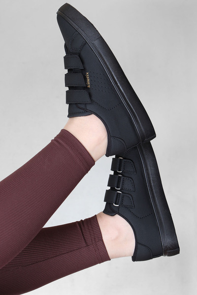 Kinetix Women's Comfort Sneakers - Velcro Skin Sports Shoes