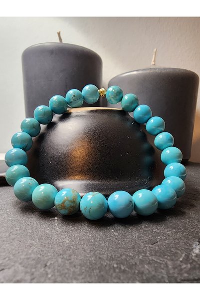 Şifa Köşesi Turquoise Turquoise Natural Stone Bracelet - Women and Men Focus ...