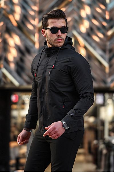 BOYS MANS معطف رجالي موسمي مقاوم للماء والرياح