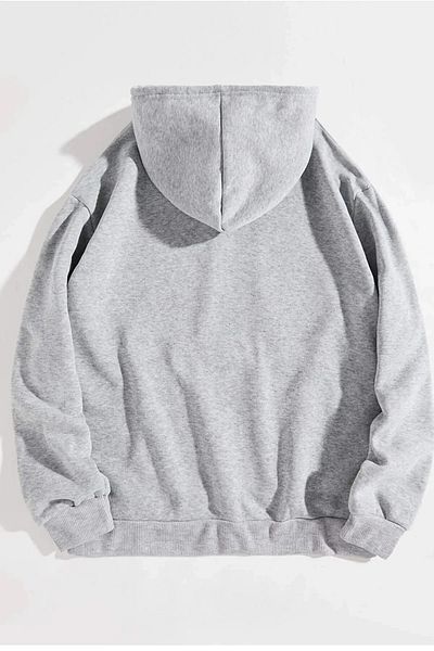 Moda Glo Φούτερ με κουκούλα Unisex Oversize Γκρι New Jersey