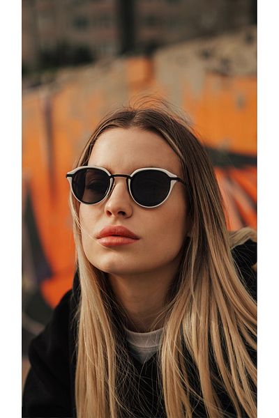 Angel Eyes White Frame - Ce Certificated, Uv400 Protection SunGlasses (women/men)