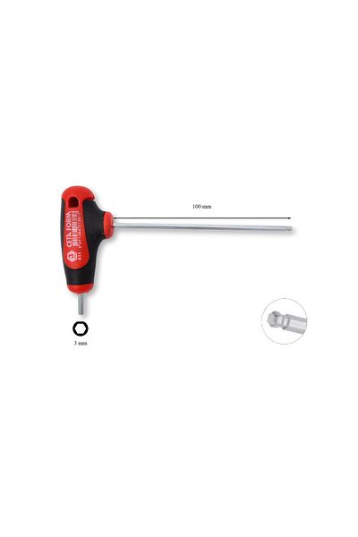CETA FORM Allen K11-030-100 3 Mm T Handle Tophead