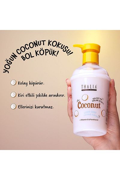 Thalia Coconut Scented Liquid Hand Soap 400ml