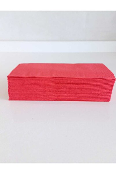 FASANA Червена сгъната салфетка за сервитьори - 33x33 cm, 250 броя