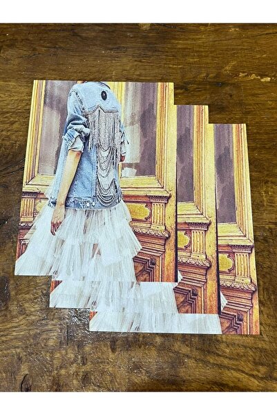 Gönülden Tasarım Dizajn stepenica - Pogled devojke Leka Dikisha 20x18 cm