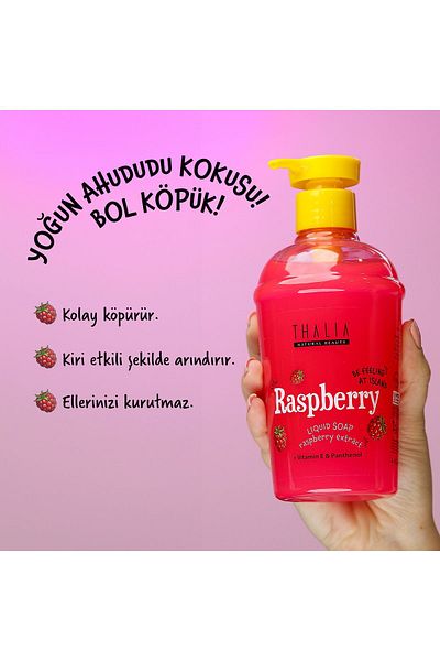 Thalia Raspberry Scented Liquid Hand Soap 400ml