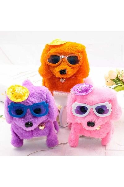 Techmarketi Hareketli Yürüyebilir  Köpek  Peluş Oyuncak
