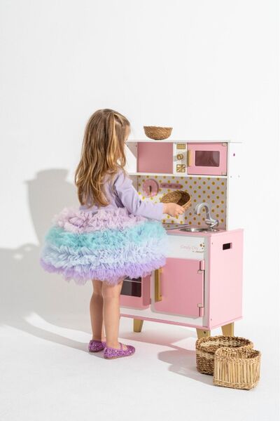 Linola Baby Kids Rochie de fetiță cu fustă tutu de culoare liliac