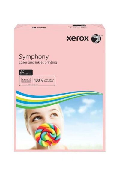 Xerox ورق نسخ ملون سيمفوني A4 - 500 قطعة، وردي، 80 جرام 3r93970