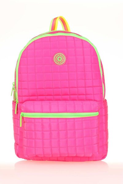 KAUKKO K1771 Model Quilted Pink Backpack