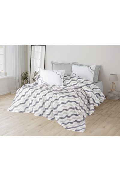 Cotton Box Eldon Gray Bonny Double Pique Set