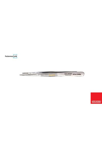 CETA FORM Straight Blunt Tip Tweezers 140 Mm H43-140-sa