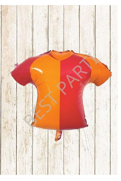 BEST PARTİ DOĞUM GÜNÜ PARTİ SÜSLERİ Football Themed Yellow-Red Jersey Foil Balloon