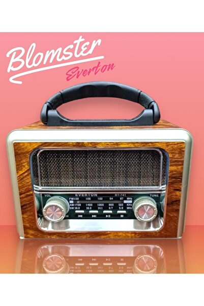 BLOMSTER Everton Rt-741 GÜNEŞ ENERJİLİ Bluetooth, Usb/sd/aux/fm Band Radyo Ah...