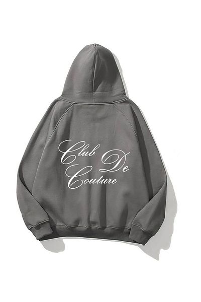 The Champ Clothing Polar Club De Couture Printed Unisex Smoked Φούτερ - Κουκούλα