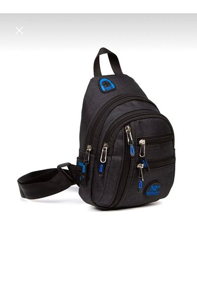 NEWISH POLO ACCESSORIES Mini Linen Crossbody Shoulder and Chest Bag with USB and Headphone Outlet