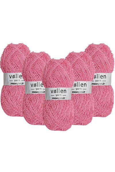vollen yarn 5 τεμάχια Premium σκληρό νήμα μπάνιου, σχοινί με κρόσσια, σχοινί πλεξίματος χειρός, σκληρό νήμα