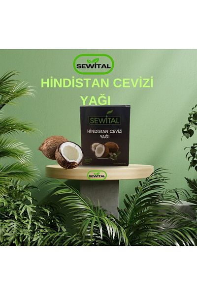 Byzeynepdurak SEWiTAL Coconut Oil - Solid Cold Pressed