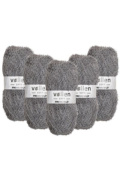 vollen yarn 5 Pieces Premium Hard Bath Loofah Rope, fringed Rope, hand knitting rope, hard washcloth rope