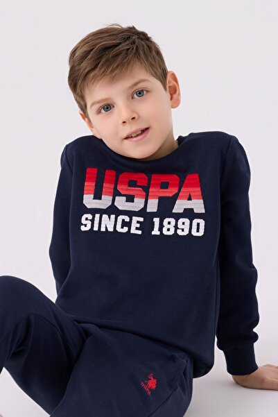 U.S. Polo Assn. Erkek Çocuk Lisanslı Original Written Alt Üst Takım