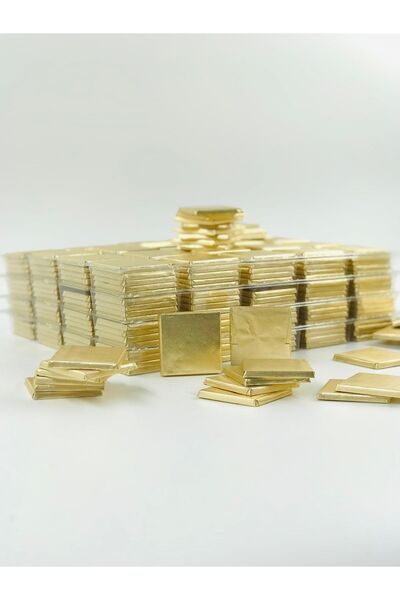 TuNa Chocolate Altın Sargılı Sütlü Madlen 135 Adet- Ikramlık Çikolata