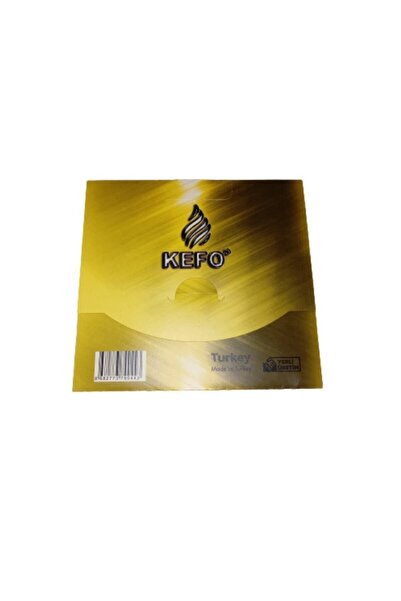 KEFO GOLD Kefo 40 Mikron Hazır Kesilmiş Nargile Folyosu Sarı Paket