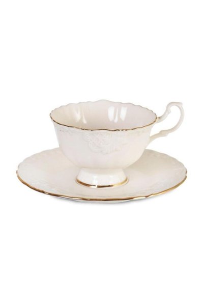 İpek Silk Porcelain Coffee Cup Set Gilded Ros-100 62602