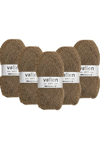 vollen yarn 5 τεμάχια Premium σκληρό νήμα μπάνιου, σχοινί με κρόσσια, σχοινί πλεξίματος χειρός, σκληρό νήμα